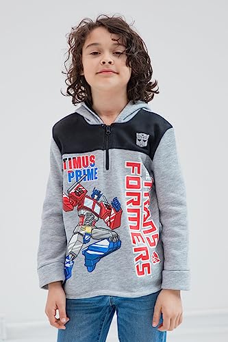 Transformers Optimus Prime Bumblebee Megatron Half Zip Pullover Hoodie Toddler to Big Kid2