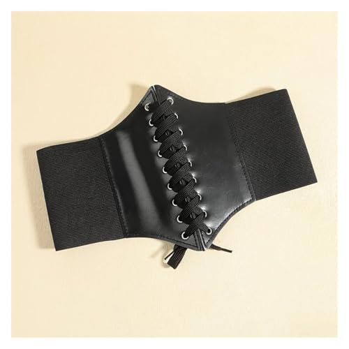 Corset Belt Corset Wide Belts Faux Leather Girdle Belt for Women Elastic Tight High Waist for Daily Wear4