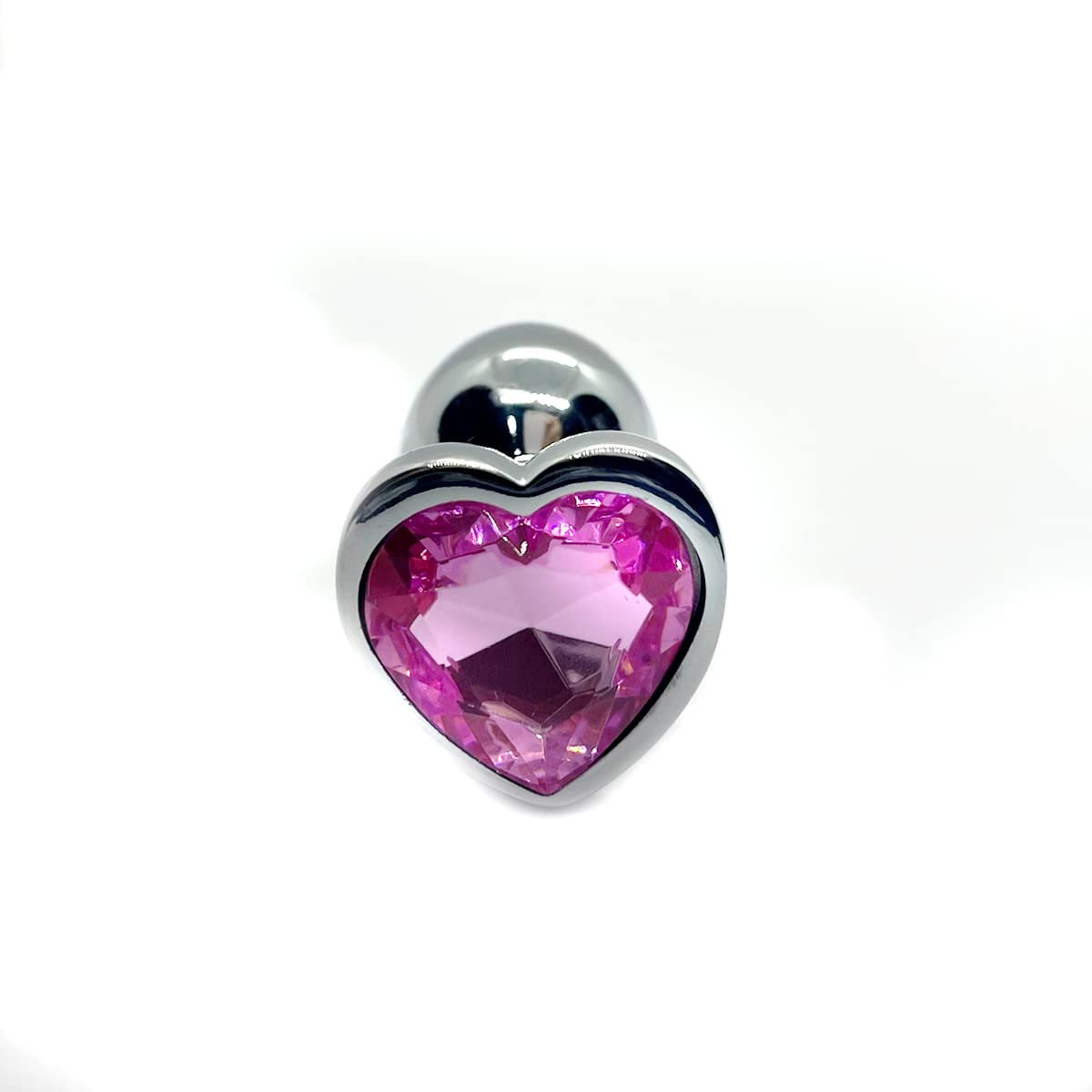 Plug Anal Coração Com Jóia Aço Inox Polido Luxo Importado P M G Prateado  (M) : Amazon.com.br: Saúde e Bem-Estar