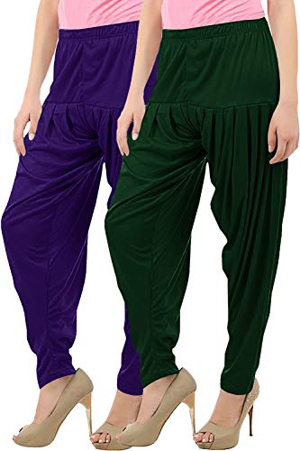 Image of Buy That Trendz Patiala Salwar for Women Relaxed Fit Viscose Patiyala Salwar Harem Bottom Pants