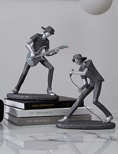 Estatua decorativa músico HAUCOZE de 8.5 pulgadas miniatura 4