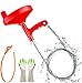 Produktbild Rohrreinigungswelle Rohrreinigungsspirale Abflussspirale 7.62m Flexible Spirale mit Kralle Drain Tool Snake, Haarablauf Clog Remover Reinigung Tool für Küche Badezimmer Spüle Waschbecken