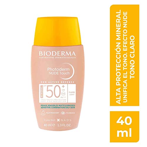 Photoderm Nude Touch Fps50+ Claro 40Ml, Bioderma, Claro, 40 Ml
