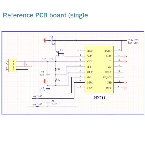 6 Pcs HX711 Wägezelle Gewicht Sensor Modul 24-Bit Präzision AD Modul Dual-Kanal für A rduino Waage