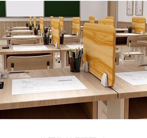 Panneau de separation en bois contre les distractions en classe - 2