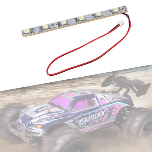 Dynwave RC Luzes Frontais Acessórios para Lâmpadas RC Crawler Lights Bar para 16101 16201 16102