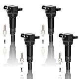 Ignition Coil UF651 Spark Plugs: For Hyundai Elantra Kia Forte Soul 2.0 1.8 L4...