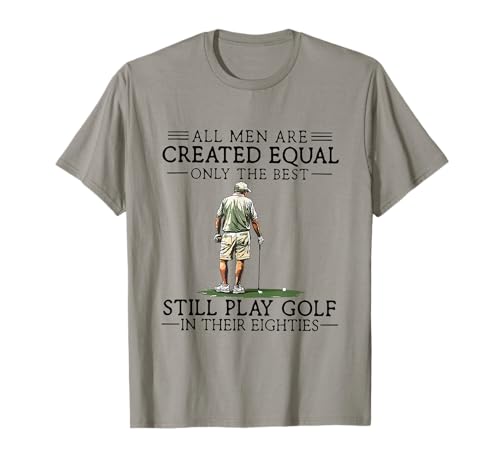 Best Men Play Golf Eighties Funny Golfer Golfing T-Shirt
