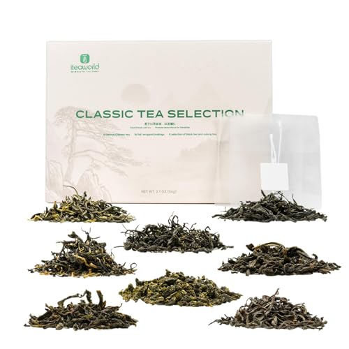 iTeaworld 8 Flavors Sampler Set, Up to 112 cups, High