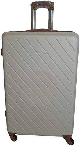SMTE - 1 Piece Hard Outer Shell Luggage Set Premium ZT - White - 22 cm