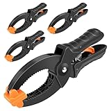 Lytool 6 Inch Ratchet Clamps (4 Pack), Heavy Duty Quick Release Woodworking Clamp, Adjustable 5mm–55mm Clamping Range, Reinforced Nylon & Aluminum Alloy