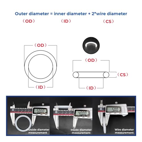 Joint torique blanc VMQ de qualité supérieure CS 1mm pour restauration de précision - 2