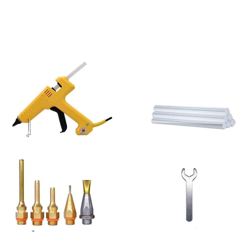 Pistolet Do Kleju Na GorąCo Profesjonalny Pistolet Do Klejenia Na Gorąco O Mocy 250 W Z Regulacją Temperatury O Dużej Mocy Zestaw Pistoletów Silikonowych Za Pomocą Kleju W Sztyfcie 11 MM 2.0 MM Miedzi