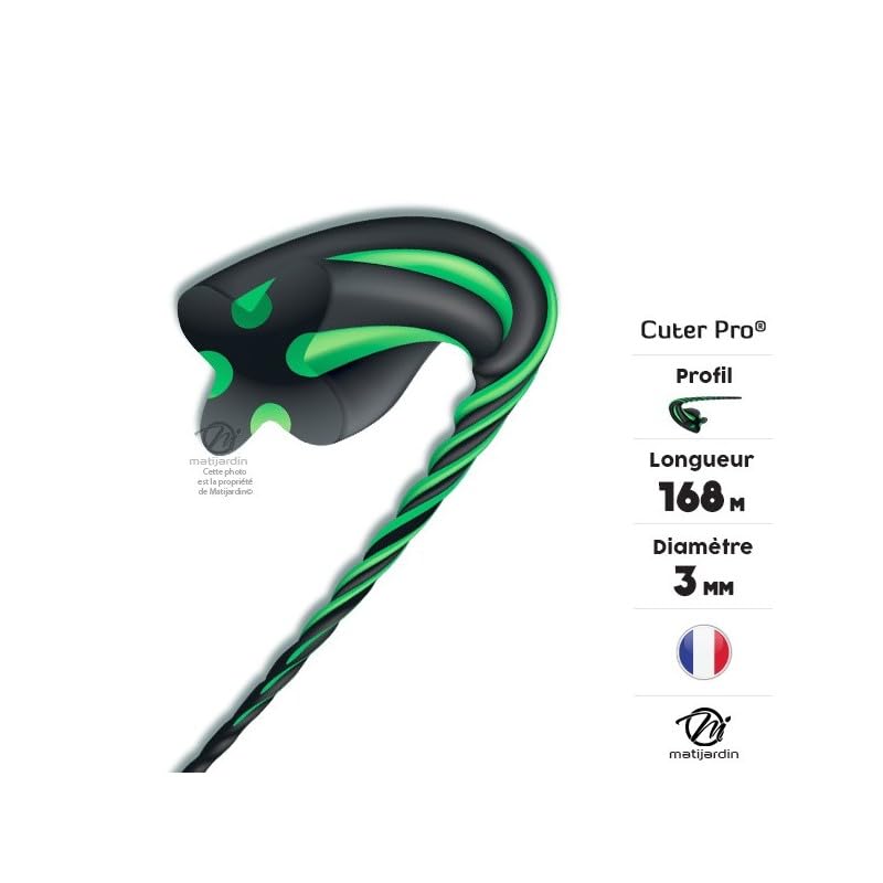 Matijardin - Fil débroussailleuse Hélicoïdal 3 mm x 168 m Cuter'Pro