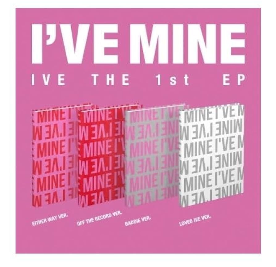 Amazon.co.jp: IVE - 1st EP [ I'VE MINE ] 韓国盤 (4種セット