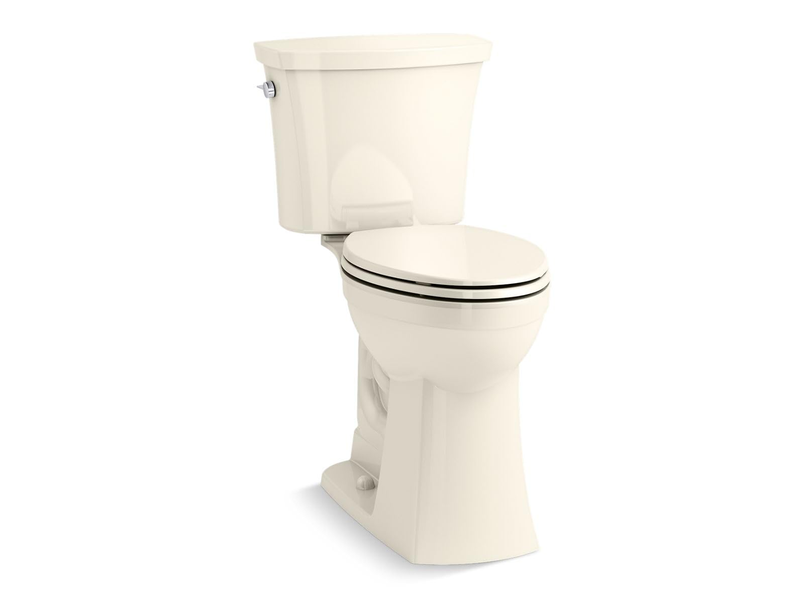 Kohler 30688-96 Kelston Continuousclean Tall Two-Piece Elongated Toilet 1.28 GPF, Biscuit