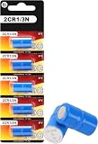 JOXIYECLTL 2CR1/3N 6V Lithium Batteries for Pet Stop, Dog Guard, Perimeter and Extreme Dog Collars(5PCS)