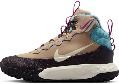 Nike Terrascout Big Kids' Boots (FV4173-200, Hemp/Burgundy Ash/Denim Turquoise/Pale Ivory)