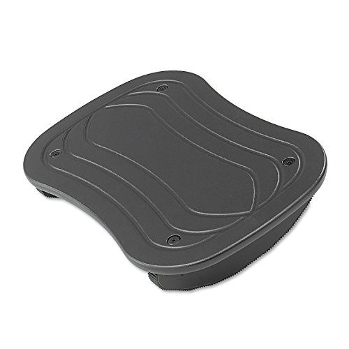 Safco Rock N Stop Adjustable Foot Rest, Black