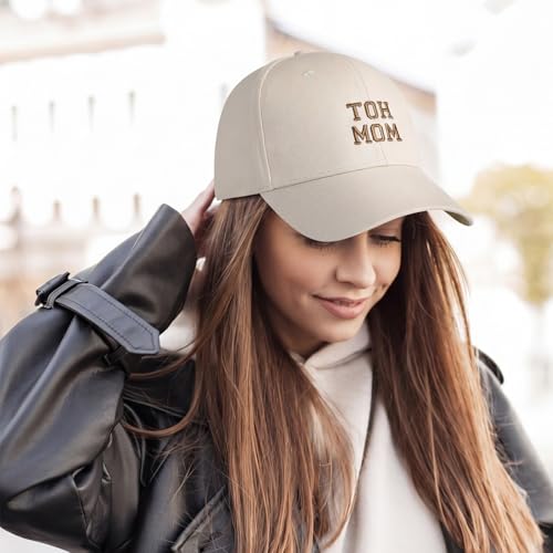Gorra béisbol Beige para mamás con diseño minimalista miniatura 2