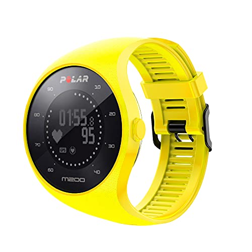 JINQII Correa de Repuesto de Silicona de Color Puro para Reloj Inteligente Polar M200