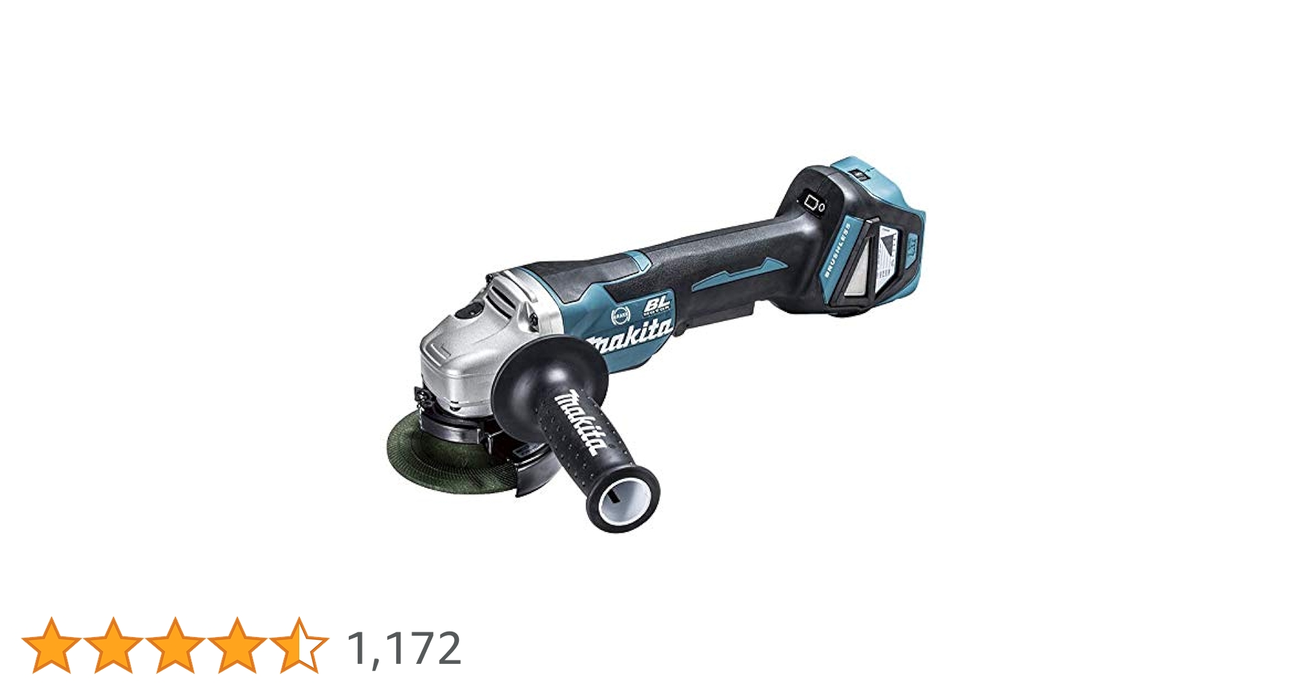 Amazon | マキタ ディスクグラインダ18V 100mm 無線連動集塵対応
