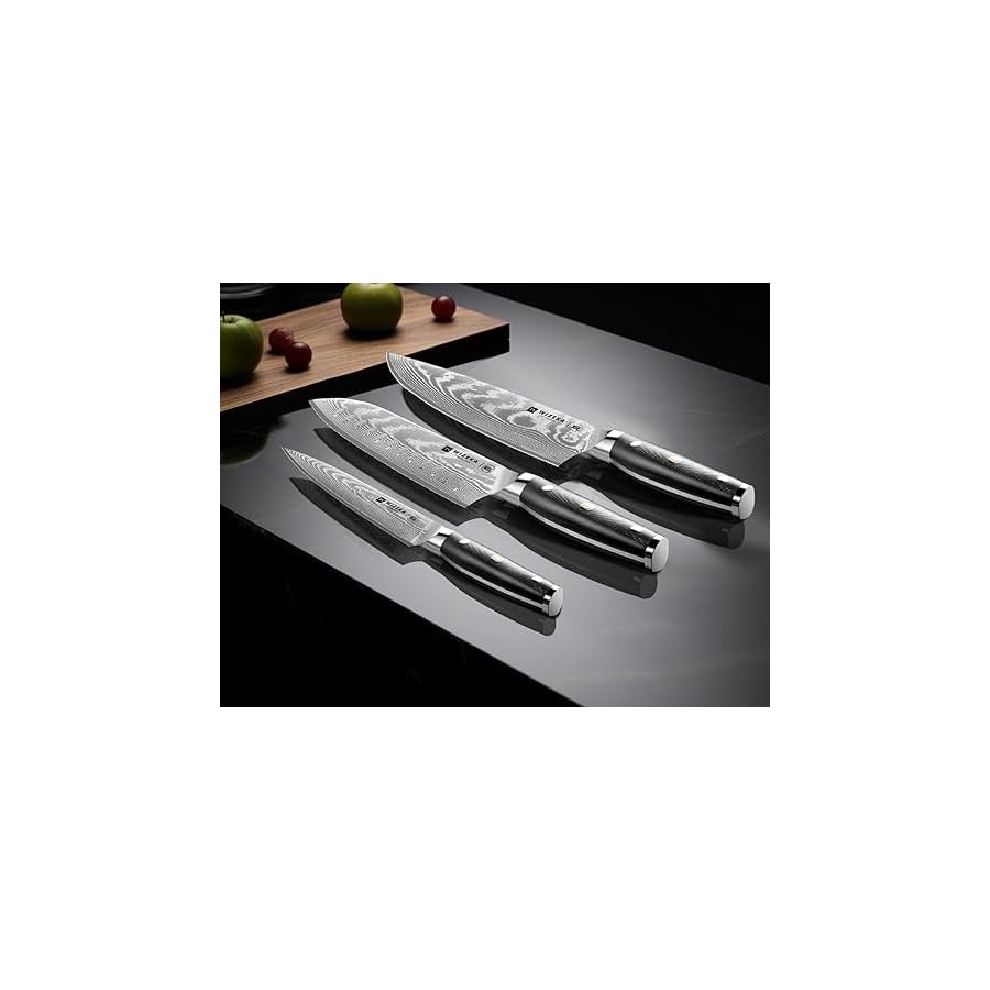 Damascus-Knife-Set-3-PCSSuper-Sharp-Kitchen-Knife-Set-Made-of-Japanese-Steel-VG10Full-Tang-Professional-Chef-Knife-Set-With-G10-Ergonomic-Handle WIZEKA Damascus Knife Set 3 PCS,Super Sharp Kitchen Knife Set Made of Japanese Steel VG10,Full Tang Professional Chef Knife Set With G10 Ergonomic Handle