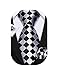 Barry.Wang Classic Ties for Men Geometric Plaid Necktie Set