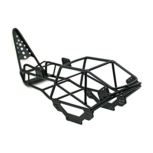 Full Metal V Steel Cage Chassis Nero per Axial