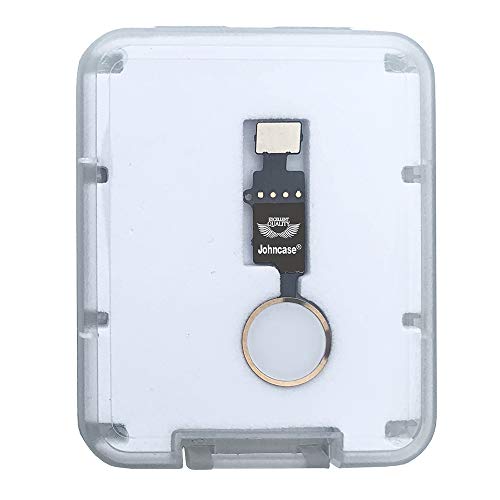 Bouton Home Flex compatible iPhone 8 Plus joint caoutchouc nappe de remplacement Or pour écran - 7