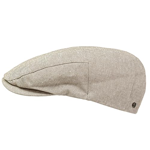 WEROR Herren Flatcap Schirmmütze Schiebermütze Cap Mütze WEROR-418.1 (57 Beige)