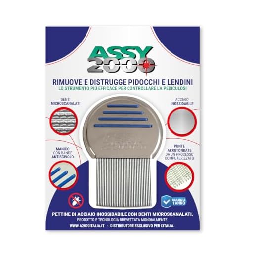 PETTINE PIDOCCHI ASSY 2000 - TRATTAMENTO PROFESSIONALE PEDICULOSI