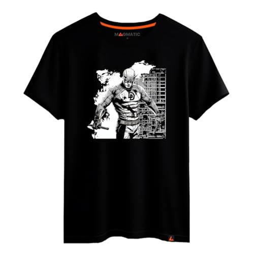 Magmatic - Camiseta El Hombre sin Miedo Cómics, para Hombre