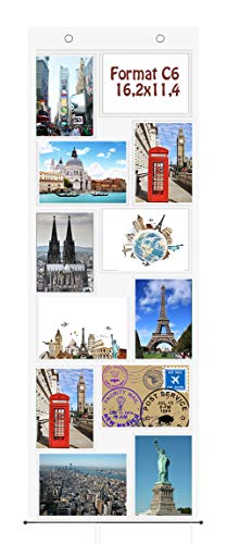 trendfinding 1 x Fotovorhang für 12 Fotos C6 Fotowand Bildergalerie...