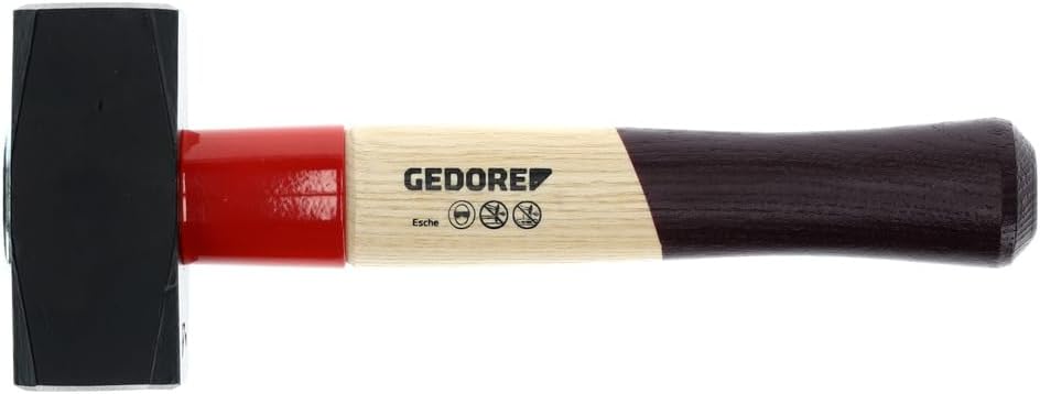 GEDORE 620 E-1500 Club Hammer ROTBAND-Plus, 1500 g, 1,500 Grams