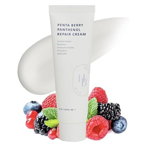 HEVEBLUE Penta Berry Panthenol Repair Cream - Vegan, Centella, Cica Barrier, Restore Moisture Balance, Deep Hydration, Sensitive Skin, Low Irritation, Korean Skincare Cover