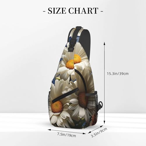 Mochila Pequeña Tipo Sling para Senderismo Unisex Negra miniatura 3