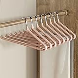 SCJSHU 10 Piezas de Percha para Pantalones en Forma de Z Que ahorran Espacio en el Armario,Perchas de Acero Inoxidable,Perchero Antideslizante Que no Deja Marcas,Pantalones,Bufanda y Corbata
