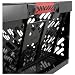 SomosTrade Klappbox 45L | Graphit - Rot | 54 x 28 x 37cm | mit Soft Touch Griffen | stabile Klappbox | Perfekte Aufbewahrung | (2 Klappbox - Graphit Rot)