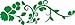INDIGOS 4051095696094 Sticker Mural/Sticker Mural – D194 Belle Plante Fleurs décoratives Tribal, Vinyle, Vert, 160 x 53 x 1 cm