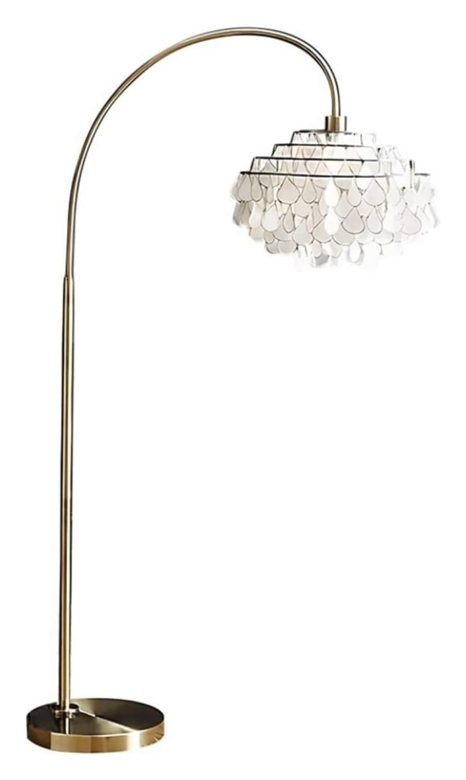 Lampadaire arc grand angle pour éclairer une table sans plafonnier - 8