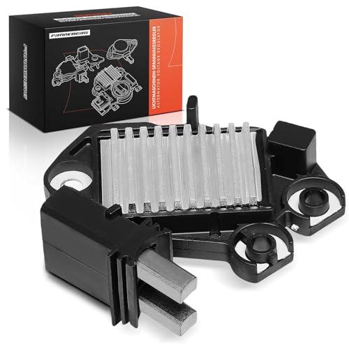 Frankberg Alternator Voltage Regulator Car Generator 2-Pin with Self-Excitation Function Compatible with 145 A3 A4 A8 3 Series 5 Series 7 Series BX C5 Jumper Saxo Replace# 06B903803