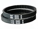 001942002 Vacuum Geared Belt Compatible with Hoover Platinum Collection Linx Stick Vacuum，Replacement SH20030 165-3KC-6 BH50010 BH50010RM BH50010CA Vacuum Geared Belt