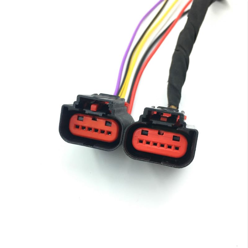 6Pin Car Electronic Throttle Valve Body Harness Plug Connector with Wire Suitable for Ford Focus for Mondeo - (Color Name: Style A)