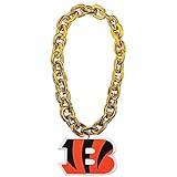 Aminco NFL Cincinnati Bengals Fan Chain, Gold