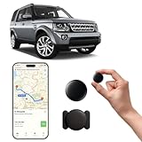ZVD GPS Tracker Per Auto,Localizzatore Per Animali Domestici,Gps Auto Localizzatore Con App,GPS Tracker Compatibile Con Ios, Auto, Animali Domestici (1PC Nero)