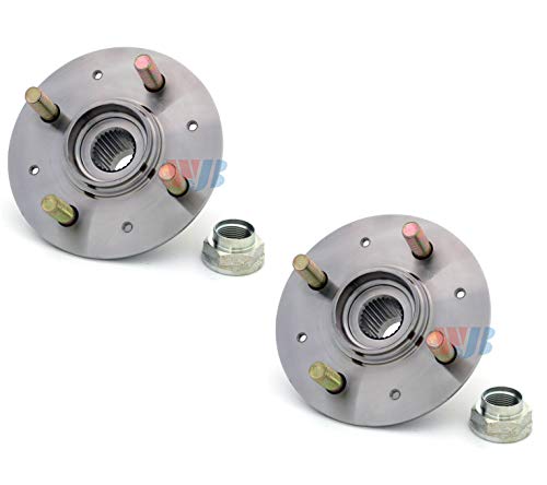Pair Set of 2 Front WJB Wheel Hubs for Honda Fit 2007-2008 I