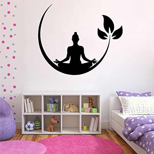 DK Decor Yoga Meditation Wall Sticker Zen Wall Decals Peel and Stick Meditation Room Decals Removable Room Sticker Fitness Gesture Sign Peel Wall Decal Girl Wallpaper Girl Stickers PVC (B0CK5L4MNK) Amazon Price History, Amazon Price Tracker