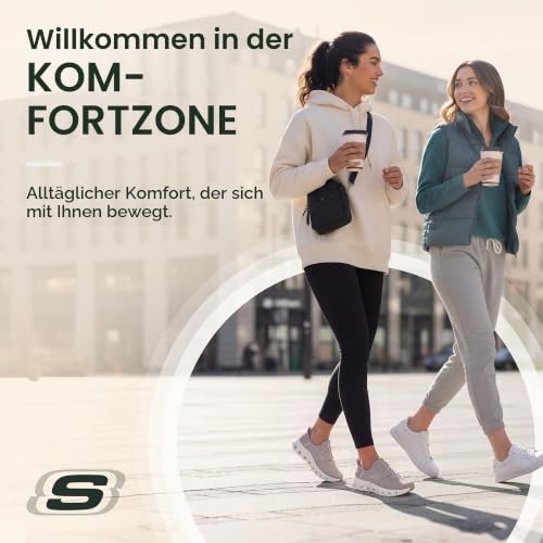 Skechers Damen Glide-Step Pro Slip-InTurnschuhe, Taupe Mesh/Silver Trim, 36 EU – Ansicht 2
