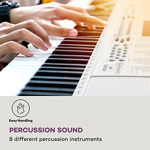 Schubert Etude 255 – LCD Leer Keyboard, E-Piano met 61 Toetsen, Led-Display, Verlichte Toetsen, 255 Ritmes, 24 Demosongs… - Les Beatles, Paul McCartney, John Lennon, RIngo Starr, George Harrison Schubert Etude 255 - LCD Leer Keyboard, E-Piano met 61 Toetsen, Led-Display, Verlichte Toetsen, 255 Ritmes, 24 Demosongs… – Image 4